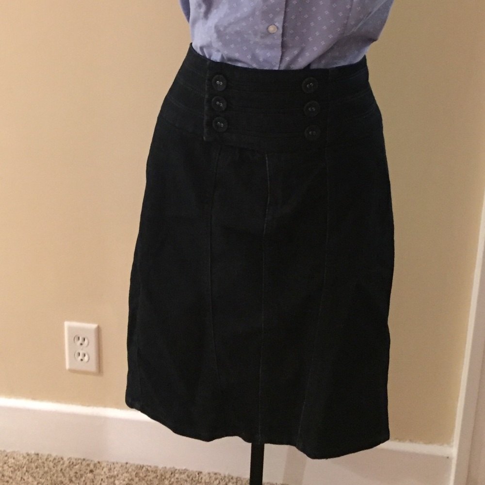 Retro Rockabilly Arden B Sailor Denim Skirt Summer Finn